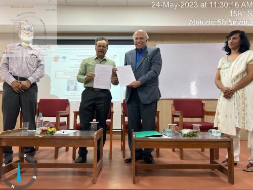 Professional Advancement Program & MOU signing-Sardar Patel University, Gujarat- May 24, 2023