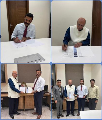 Memorandum of Understanding (MOU) signing ceremony between Bombay Institute of Pharmacy & Research (BIPR) and Goa Center for Excellence in Intellectual Property(G-CEIP)- Jan. 25, 2025.